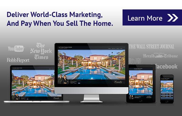 Deliver World-Class Marketing, and pay when you sell the home