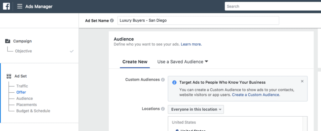 Facebook Ads Manager