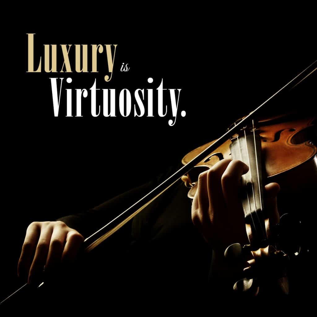 Luxury Social Graphics - Luxury is virtuosity