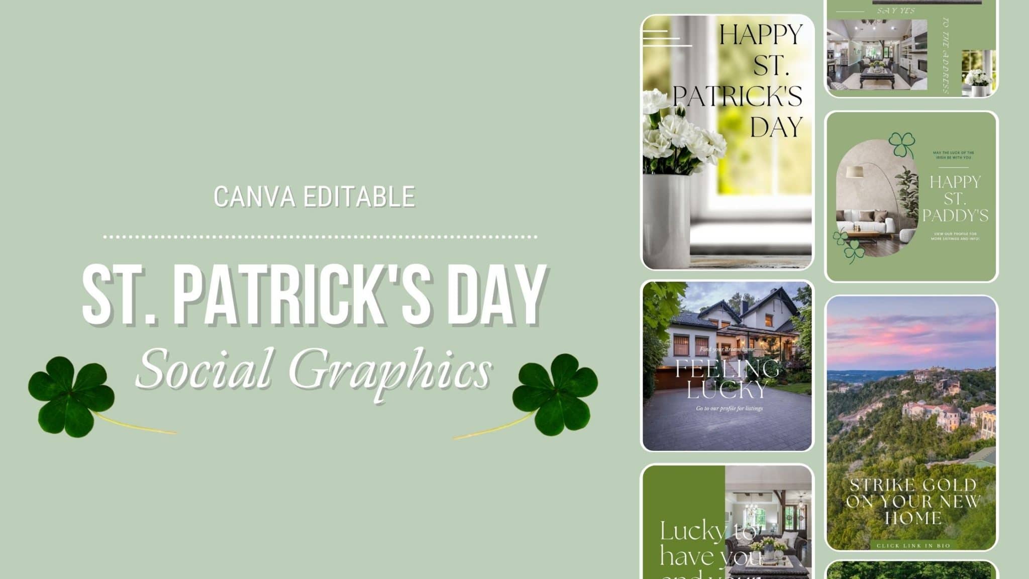 st pattys day real estate marketing